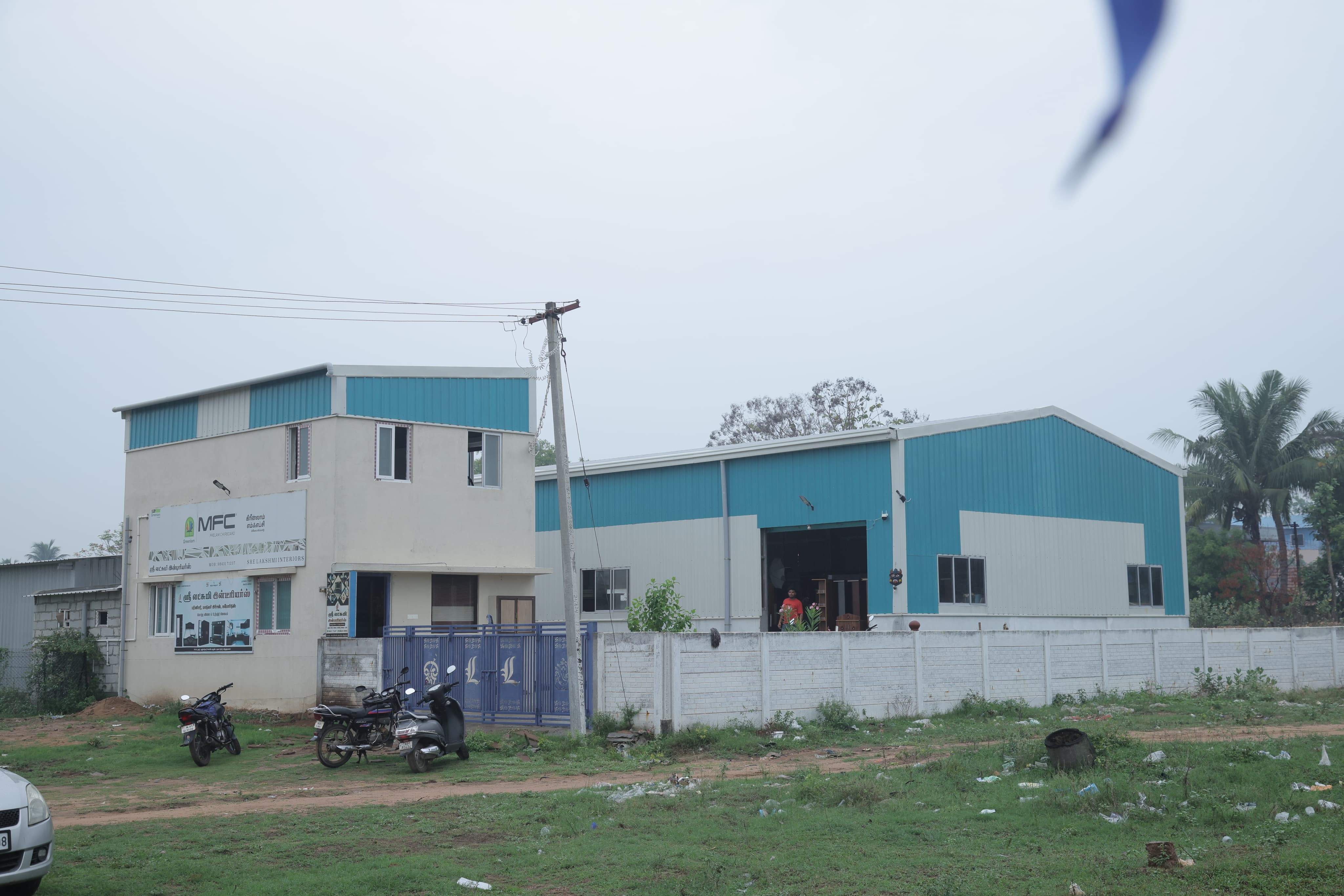 Sri Lakshmi Interiors manufacturing facility in Virudhachalam, Tamil Nadu